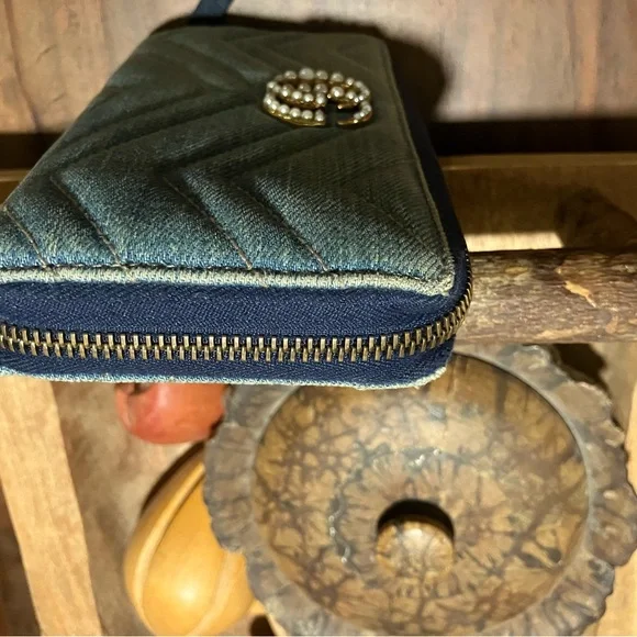 Gucci denim Quilted Women's Wallet - Picture 11 of 15